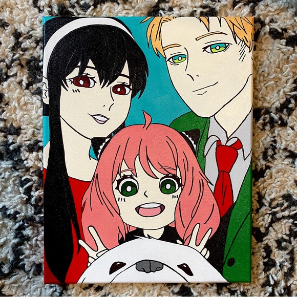 Spy x Family Anime Handmade Wall Art Painting Decor Poster Print Cute Dog